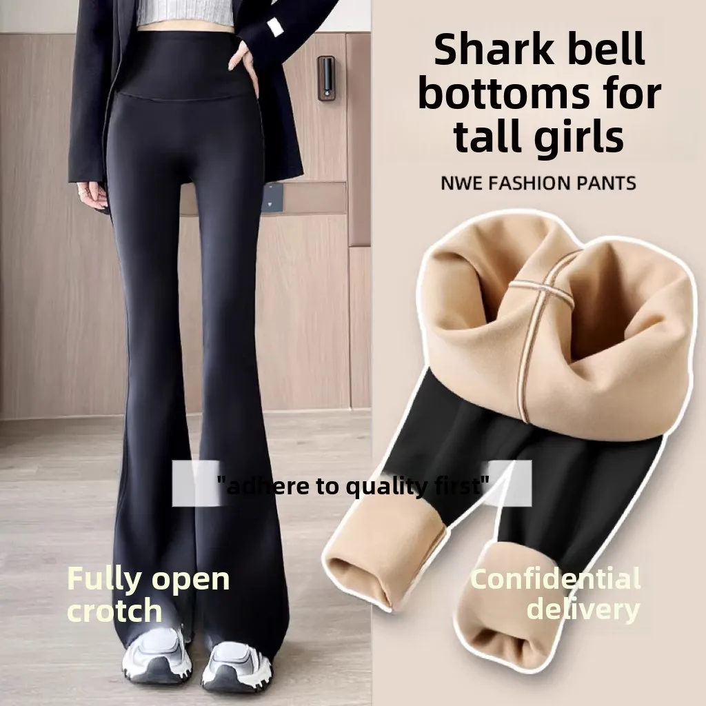 

Женские утепленные леггинсы с высокой талией для йоги, облегающие джинсы полной длины, повседневные леггинсы с высокой талией