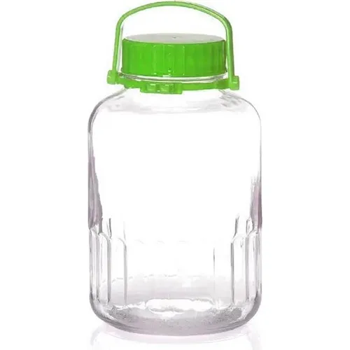 On the Pasab Harvest Green Plastic Jar With Lid 8000 cc 1 PCs