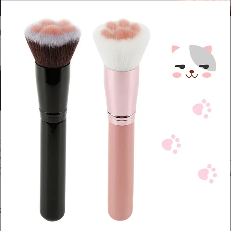 Dropship Cat Claw Shape Makeup Brushes Cute Powder Brush Cosmetics Foundation Powder Blush Eyeshadow Concealer Brush Beauty Tool