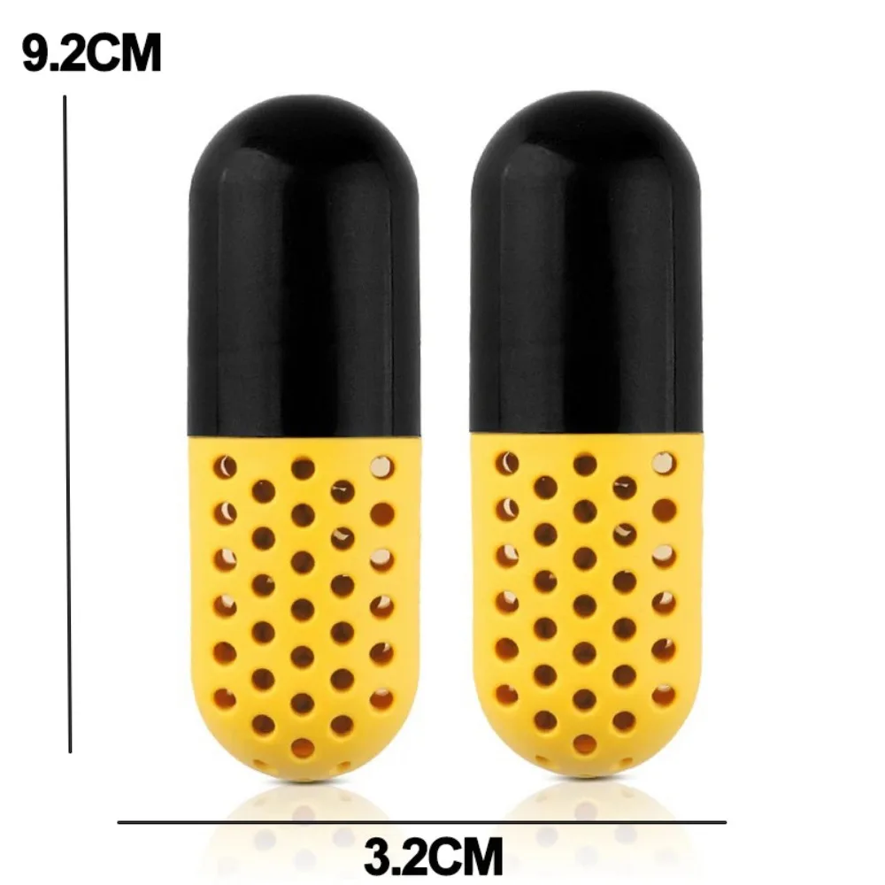 2/4PCS Shoes Deodorant Creative Capsule Shaped Shoe Freshener Portable Moisture Absorber Sports Bags Desiccant Cleaning Supplies