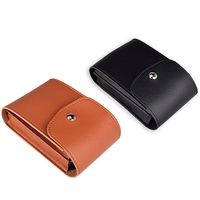 Notebook Accessories PU Leather Digital Storage Bag Portable Data Cable Bag Data Line Pack Earphone