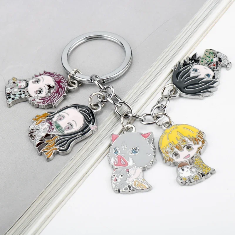 女性用メタルキーホルダー,鬼滅の刃,アニメ風,マゼツマ,ゼニツ,コスプレジュエリー