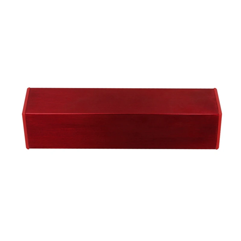 Rectangular Red Metal Sand Tube Metal Sand Tube Percussion Instrument Sand Tube Professional Accompaniment