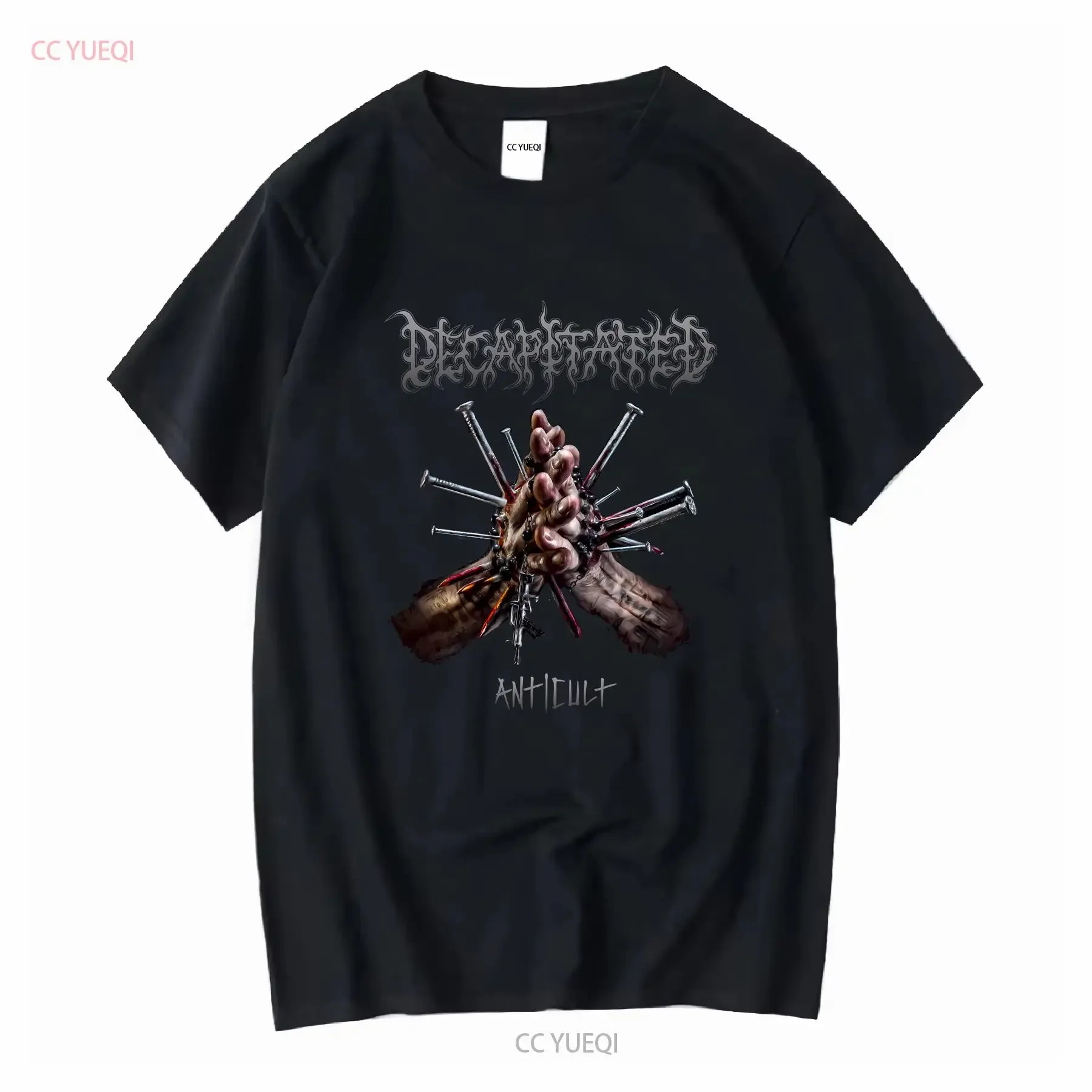 Decapitated Anticult T Shirt Black Cotton Men Size S to 5XL HC1266 long or short sleeves vintage Washed Comfortable