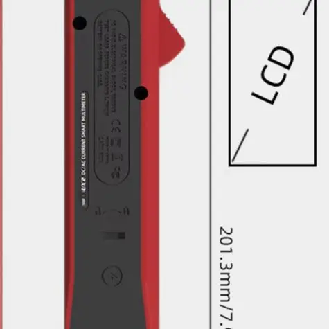 /UX2 /200A /AC DC Clamp Meter 6000 Counts Digital Multimeter Auto Range Voltage Resistance Capacitance For Temperature Tester To