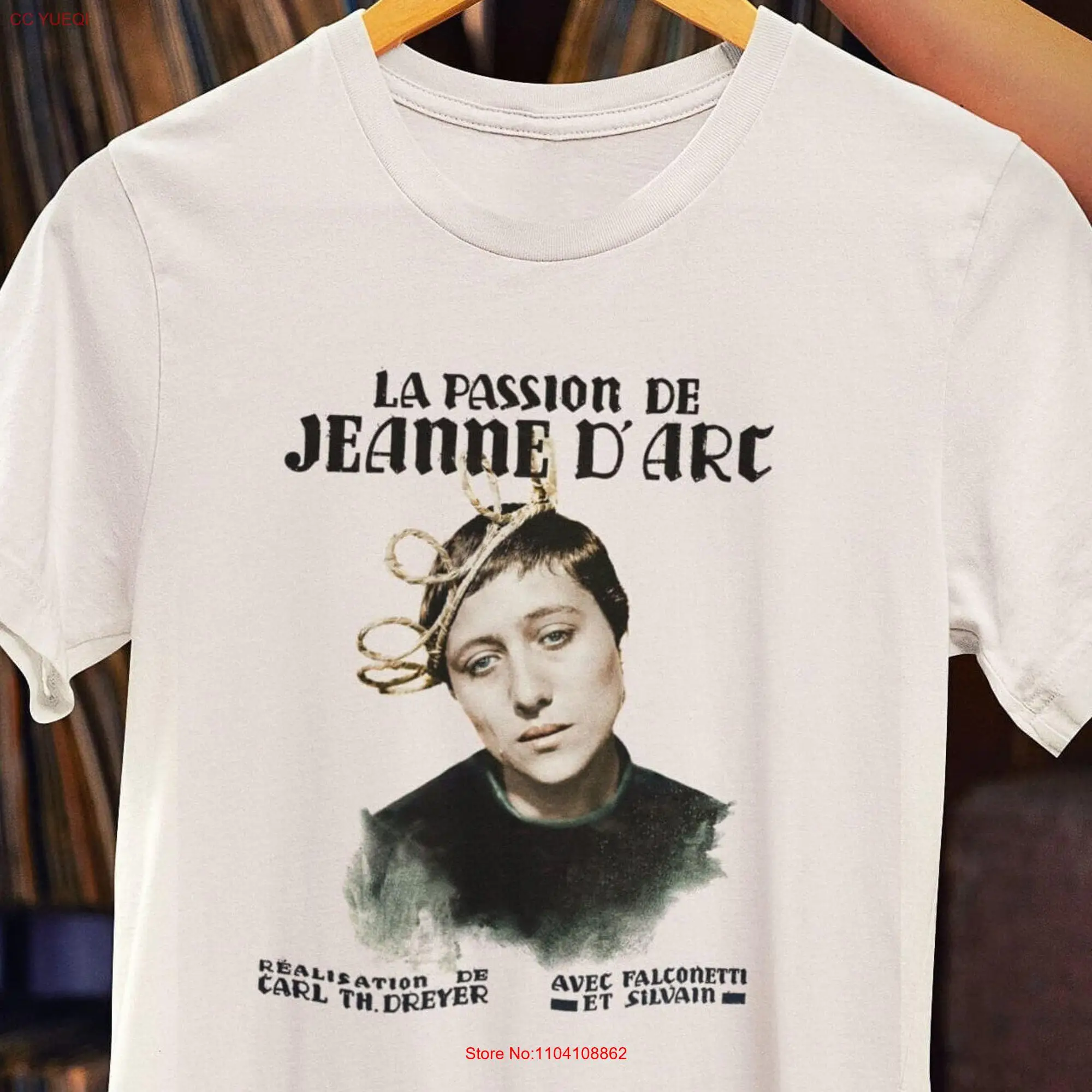 The Passion of Joan Arc shirt Carl Theodor Dreyer tee Renée Jeanne Falconetti Expressionist Silent for Classic Film Lovers