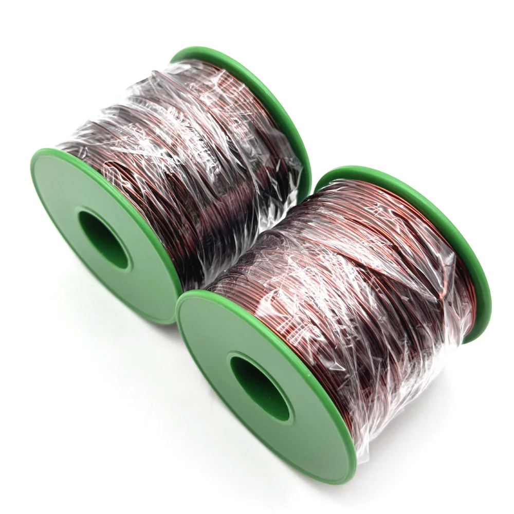 

500g Magnet Wire Enameled Copper Winding wire Coil Copper Wire Winding wire copper wire High temperature resistance QZY-2/180℃