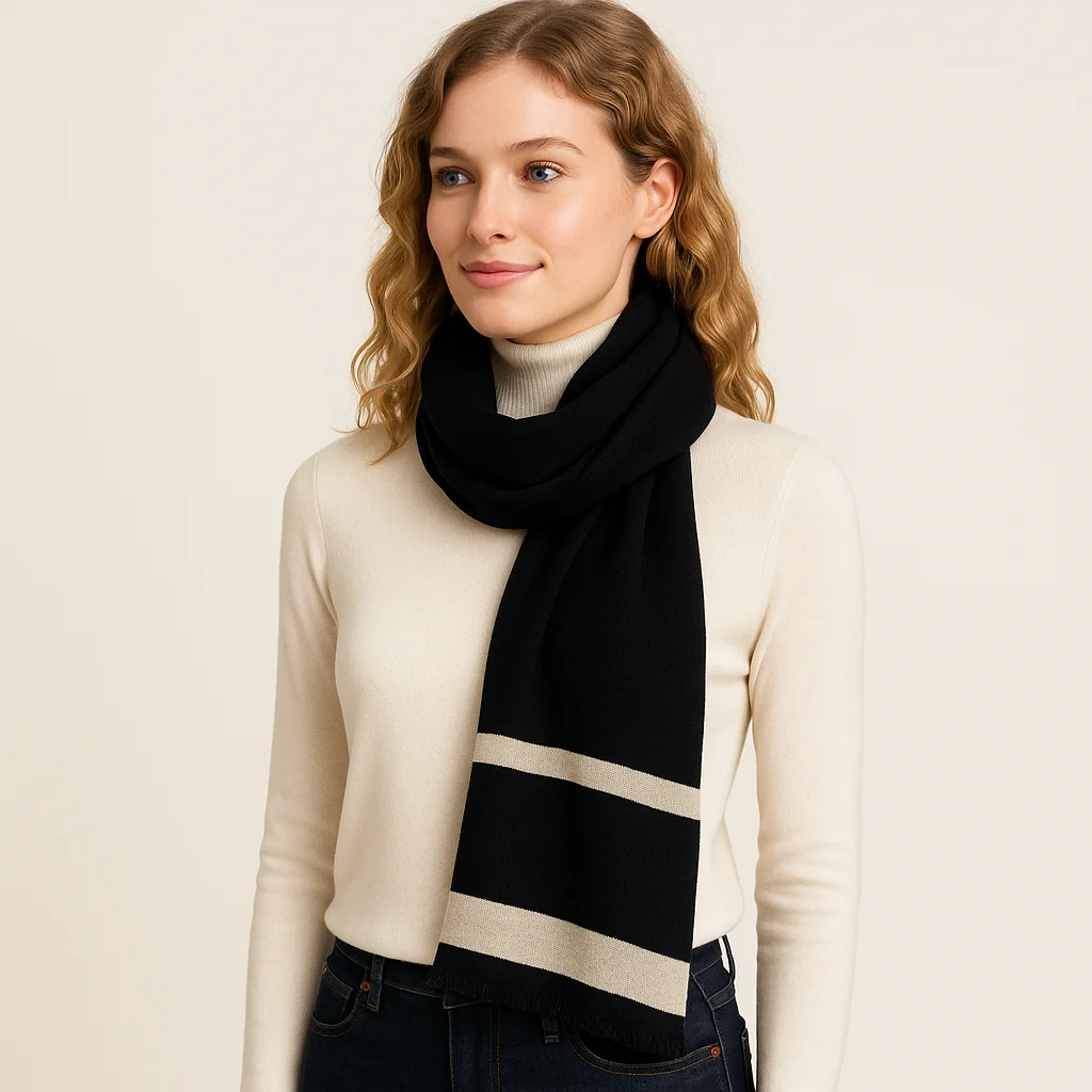 ESINGEYI 2025 أوشحة شتوية امرأة Foulards فام وشاح تقليد الكشمير القوس أنيقة الباشمينا شال الخمار اللفاع