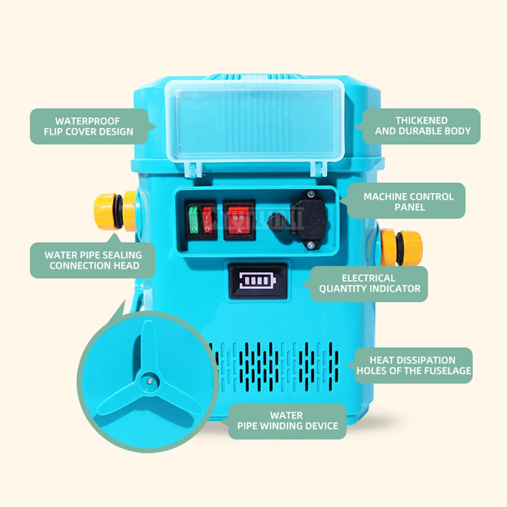 High Pressure Fully Automatic Swing Type Pesticide Sowing Machine High Flow Fish Pond Feeder