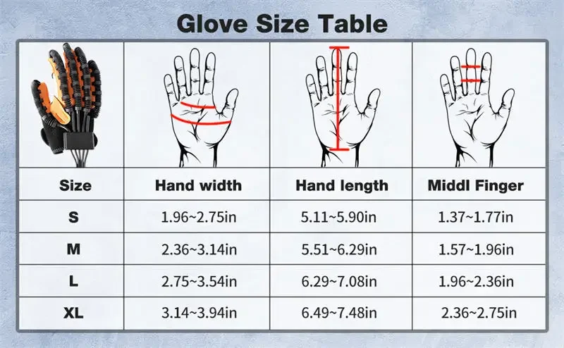 Gants de robot génital pour le traitement des accidents vasculaires cérébraux, exercice des mains, machine d'entraînement personnelle des doigts