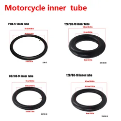 13/15/16/17/18/19/20 inch Motorcycle series inner tube 80/100-14 120/90-10 120/80-18 2.25-17 2.00-17 130/90-16