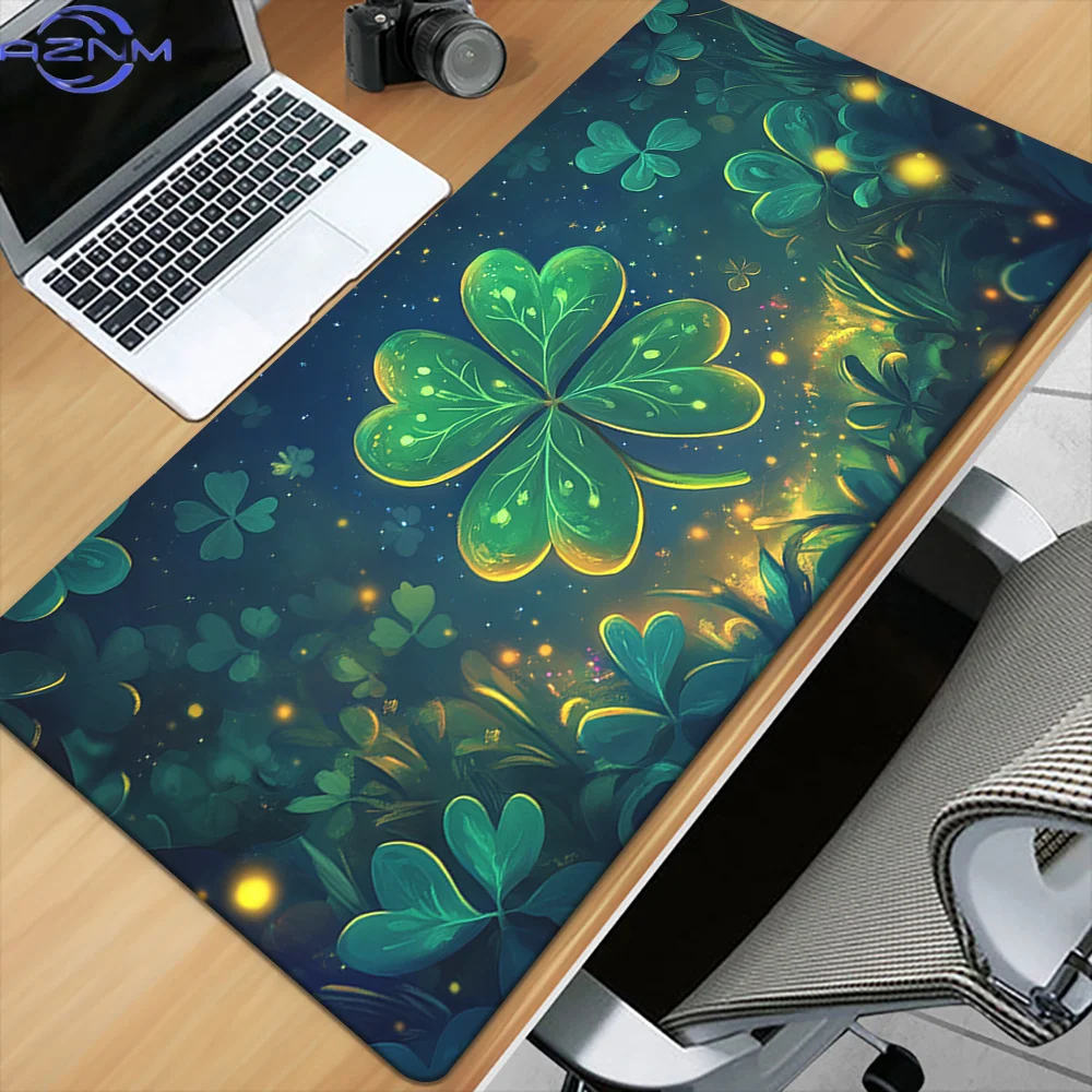1pc Lucky Clover HD Printed Pad for Desk, Multi Functional XXL Mousepad, Keyboard Gaming Mouse Mats, Office Computer PC Gamer De