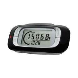 Walking 3D Pedometer with Clip Accurate Step Counter for Fitness Walking Distance Miles Km Calorie Counter