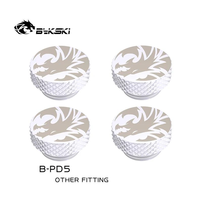 Bykski 4pcs/lots G1/4'' Torque End Plug Stopper Brass Sealing Lock Connector for PC Cooling System Accessories Fitting