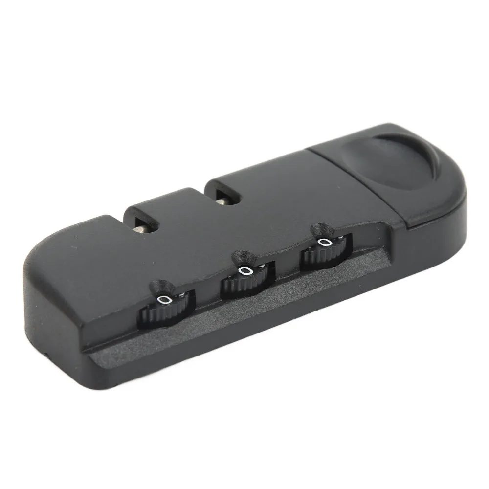 3 Pcs Durable 3 Digit Luggage Password Lock Plastic Scratch Proof Luggage Combination Padlock Luggage Lock Luggage Suitcases