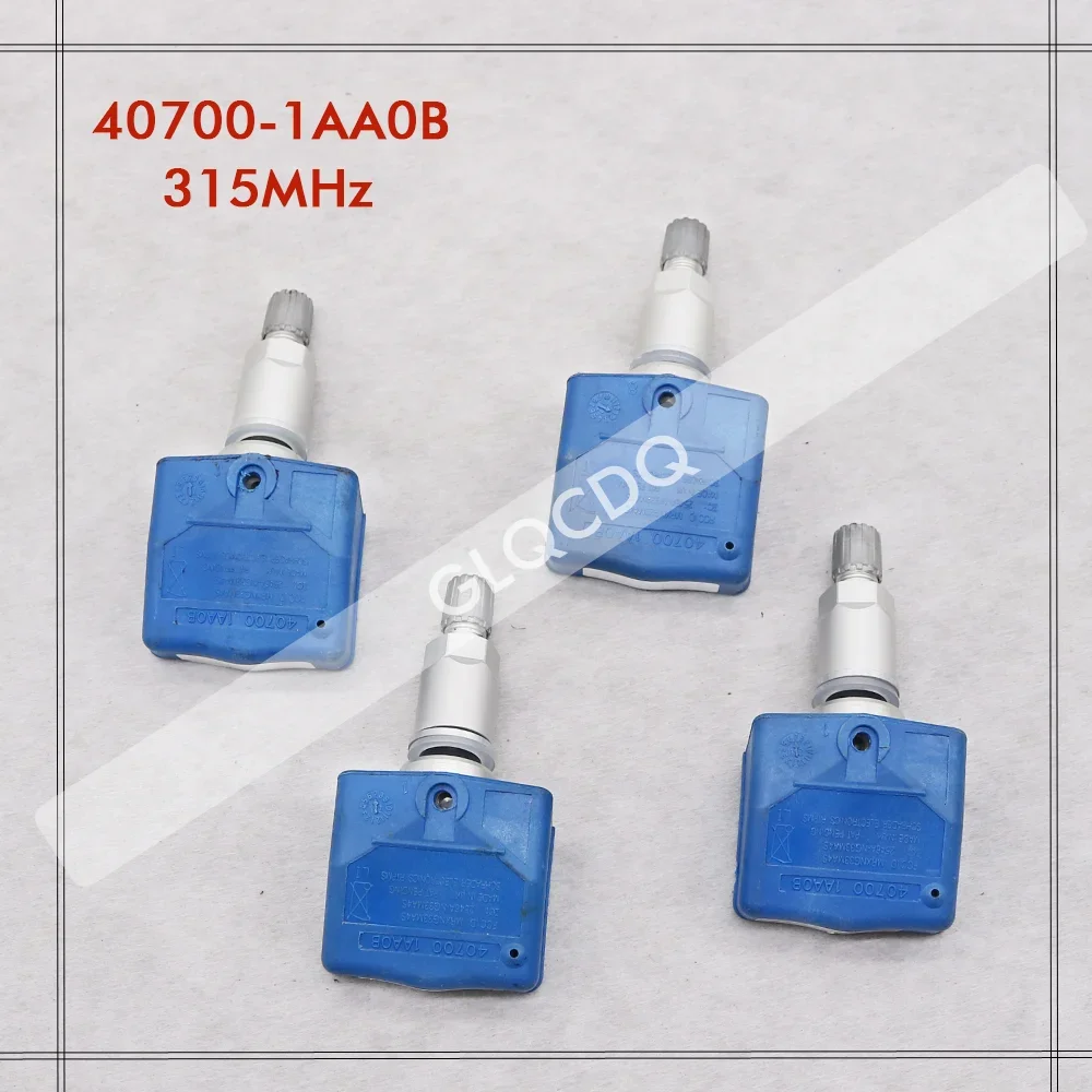 4PCS FOR 2010 2011 2012 2013 2014 2015 2016 NISSAN JUKE 315MHz TPMS TIRE PRESSURE SENSOR 40700-1AA0B 40700-JA01B