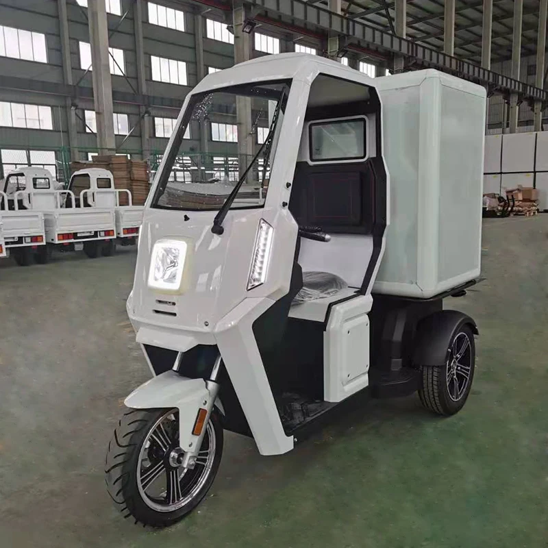 Made in China 2000w 72v 25ah Tricycle Three Wheels Tricycle 3 Wheels Motorcycles With Seal Cargo Box