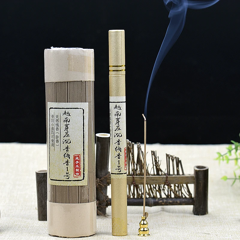 Natural Agarwood Incense Vietnam Authentic Indoor Incense Calming Mind Purifying Air Aiding Sleep Offering Buddha Joss Stick