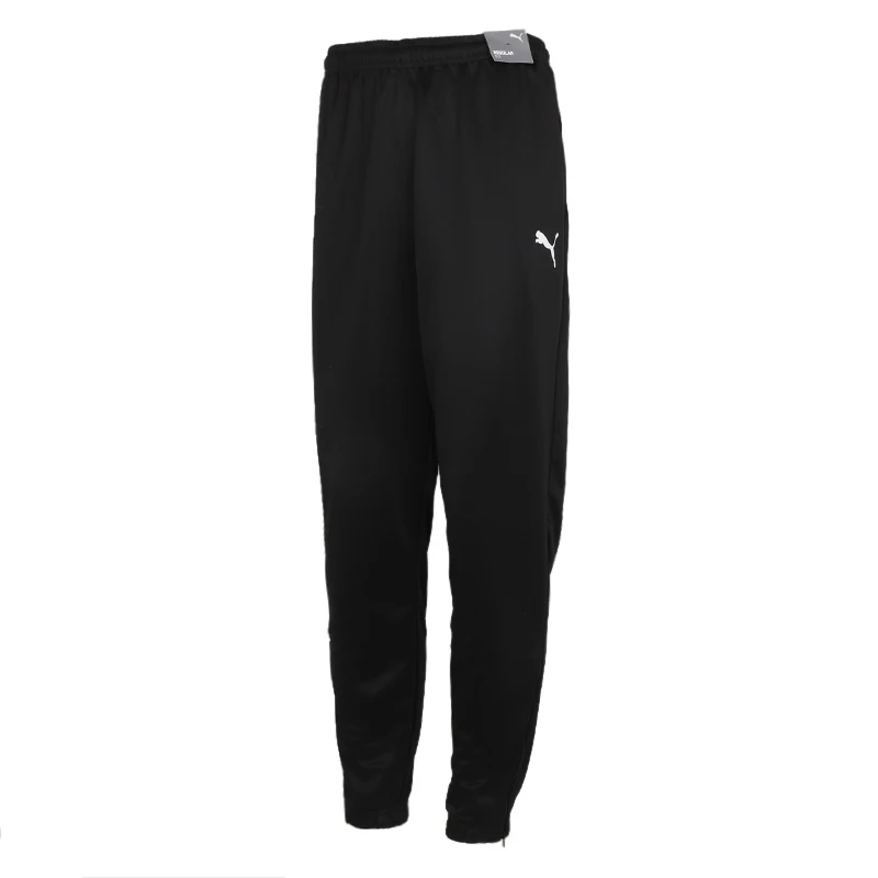 Puma men's black training pants with zippered cuffs, casual pants 657390-03
