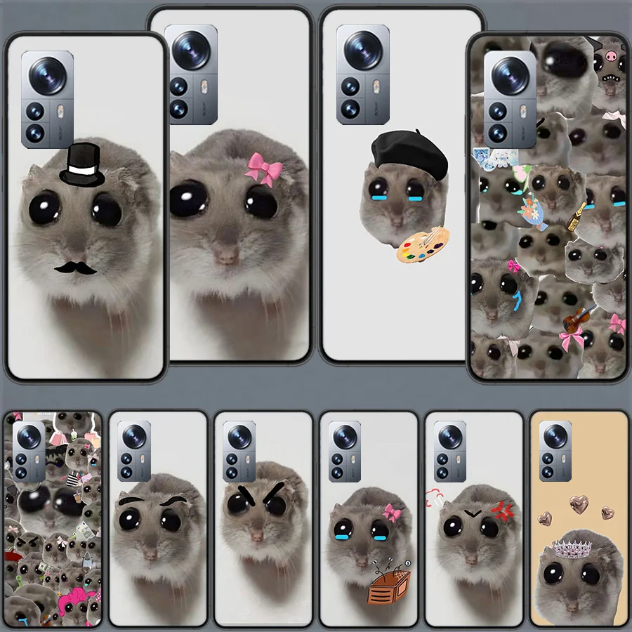 

Funny Sad Hamster Meme Phone Case For Xiaomi Poco X7 X6 M8 M7 M6 M4 M3 X4 Pro F7 Ultra M5S Mi 14 14T 15 15T 12T 10T Pro 12S 12 1
