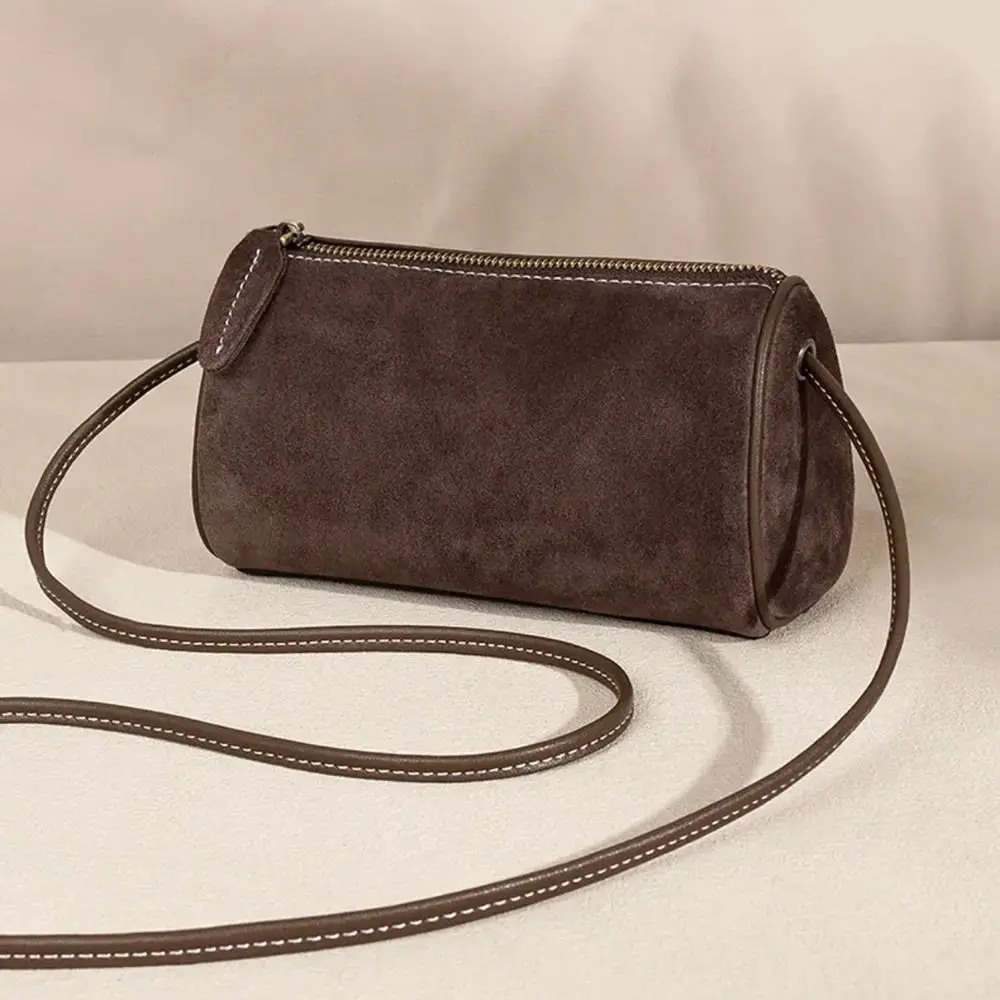 

New Vintage Women Suede Handbag Fleece Elegant Crossbody Bags Casual Luxury Ladies Hand Bags for Ladies