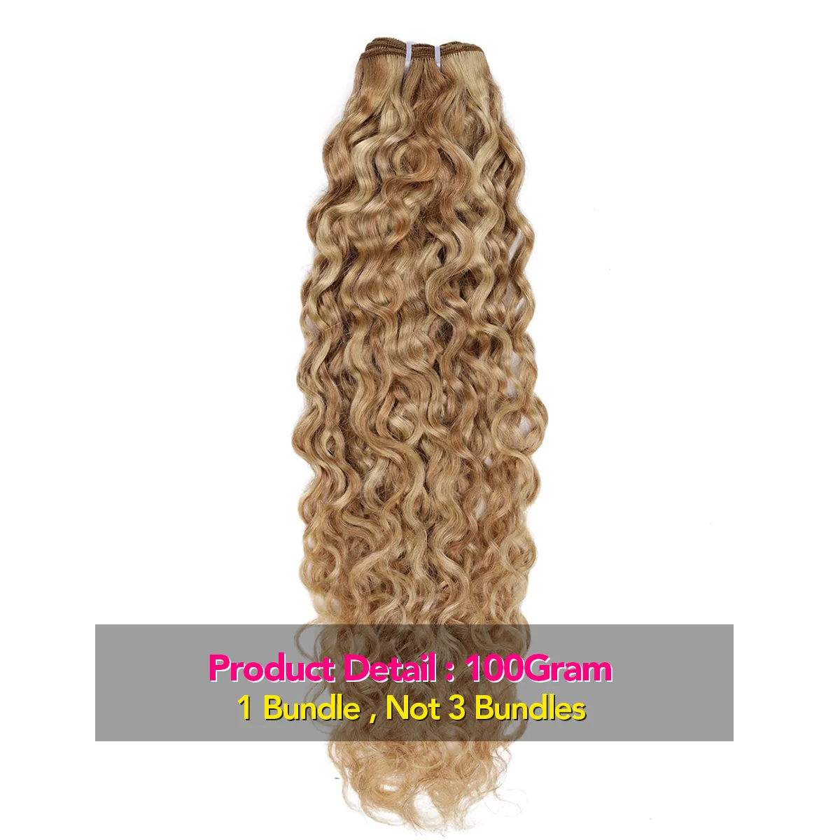 Real Beauty-Tissage en lot péruvien Remy naturel ondulé ombré, 2 tons, auburn, P27/613, 12 à 26 pouces