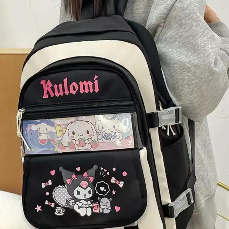 Sanrio pudding dog cartoon anime backpack cute popular Kulomie backpack schoolboy card decoration bag