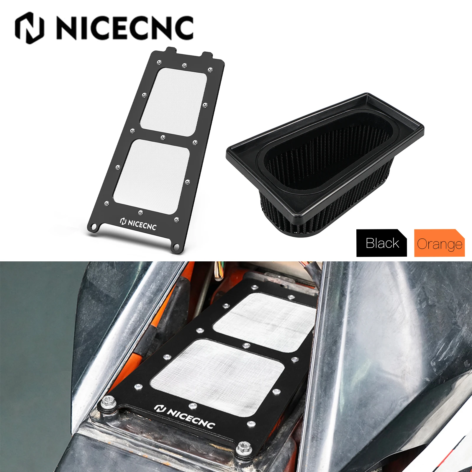 

For KTM 690 Enduro R 690 SMC/R High Flow Air Filter Box Cover Husqvarna 701 Enduro/Supermoto 2016-2024 GasGas ES/SM 700 2022-24