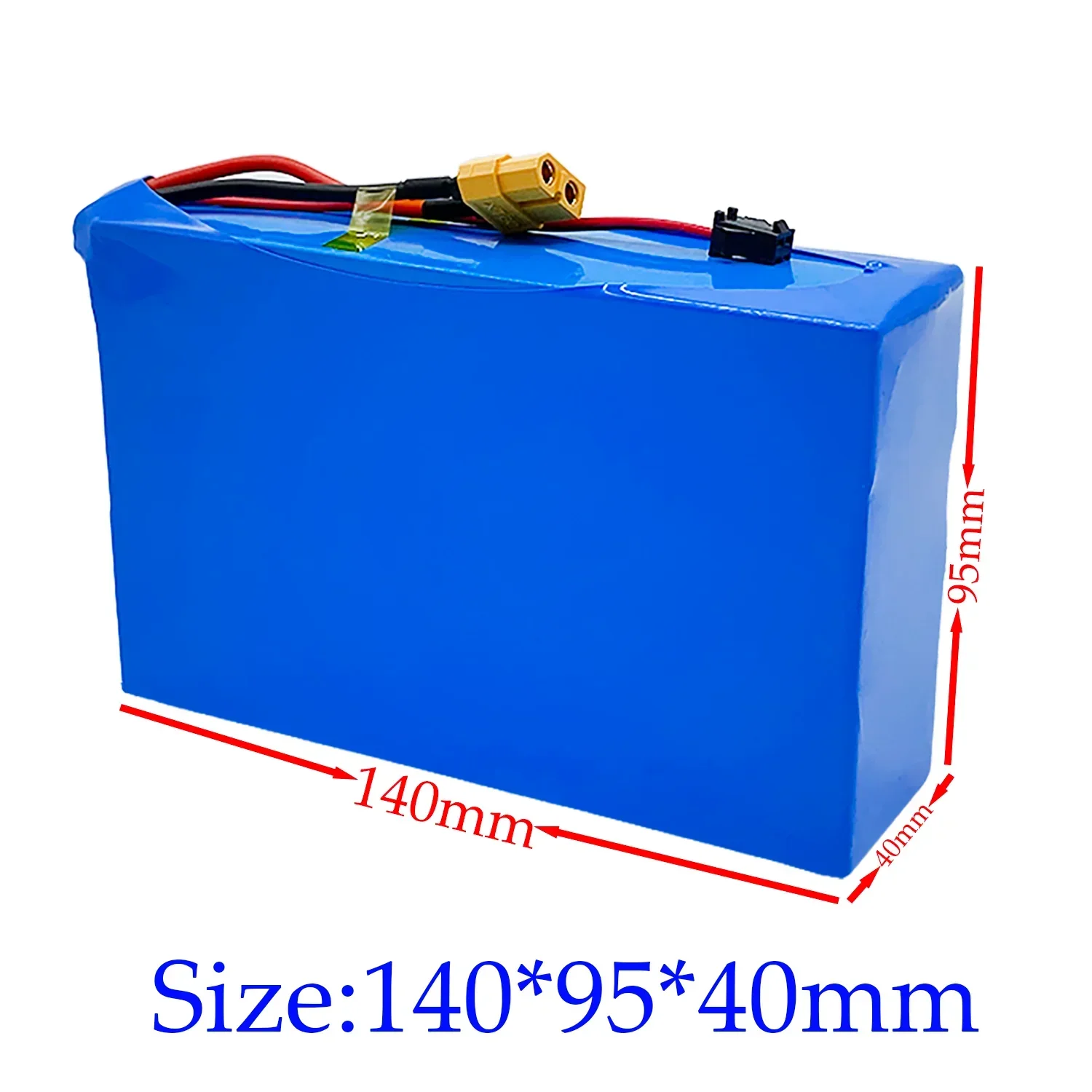 Actual Capacity 10S2P 36V 100Ah 500W 18650 Li-ion Battery Pack for Cooter Skateboard EBike Electric Bicycle 42V 37V 35e XT60+SM