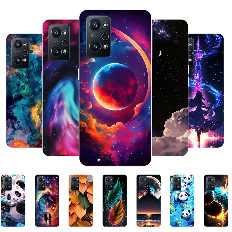 Чехол для Realme GT Neo 3T Q5 Pro Прекрасный Панда Волк Мягкая силиконовая задняя крышка для Realme Q5 Pro RMX3372 чехол для телефона