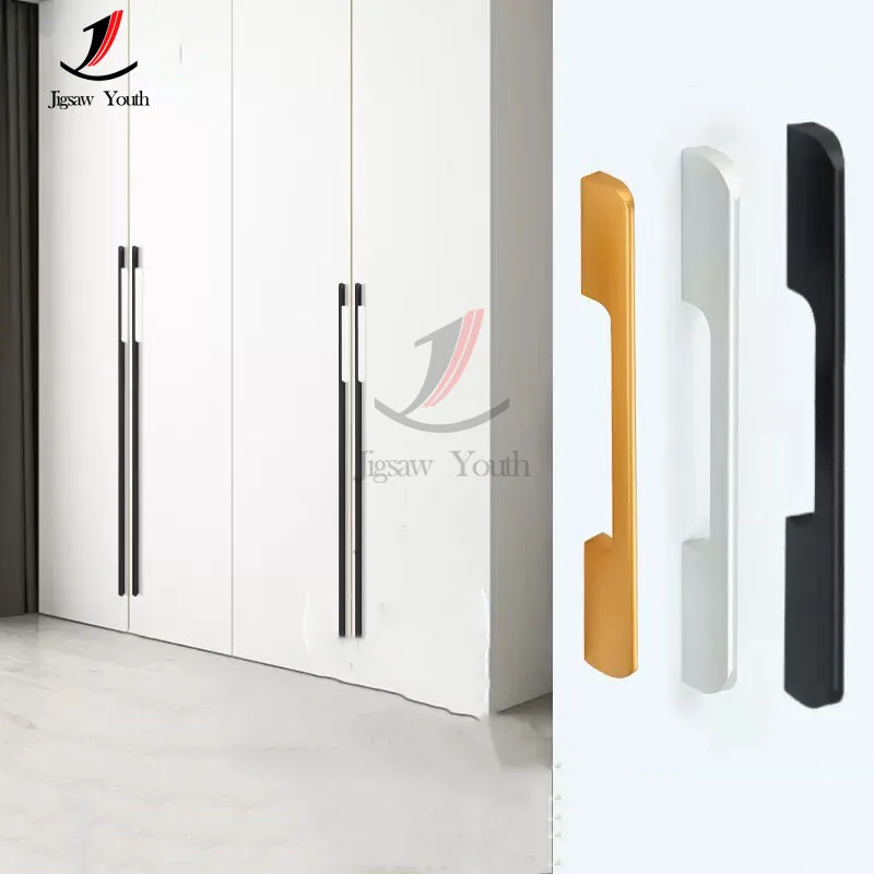 

115mm-500mm Aluminum Handle Bar Handle Drawer Cabinet Door Handle Furniture Handle Drawer Cupboard Cabinet Handle