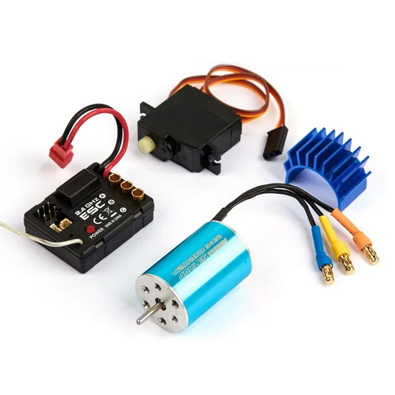 

Brushless Motor ESC Servo Power Set For SG1603 SG1604 SG1605 SG1606 UDIRC UD1601 UD1602 UD1603 UD1604 1/16 RC Car Upgrade Parts