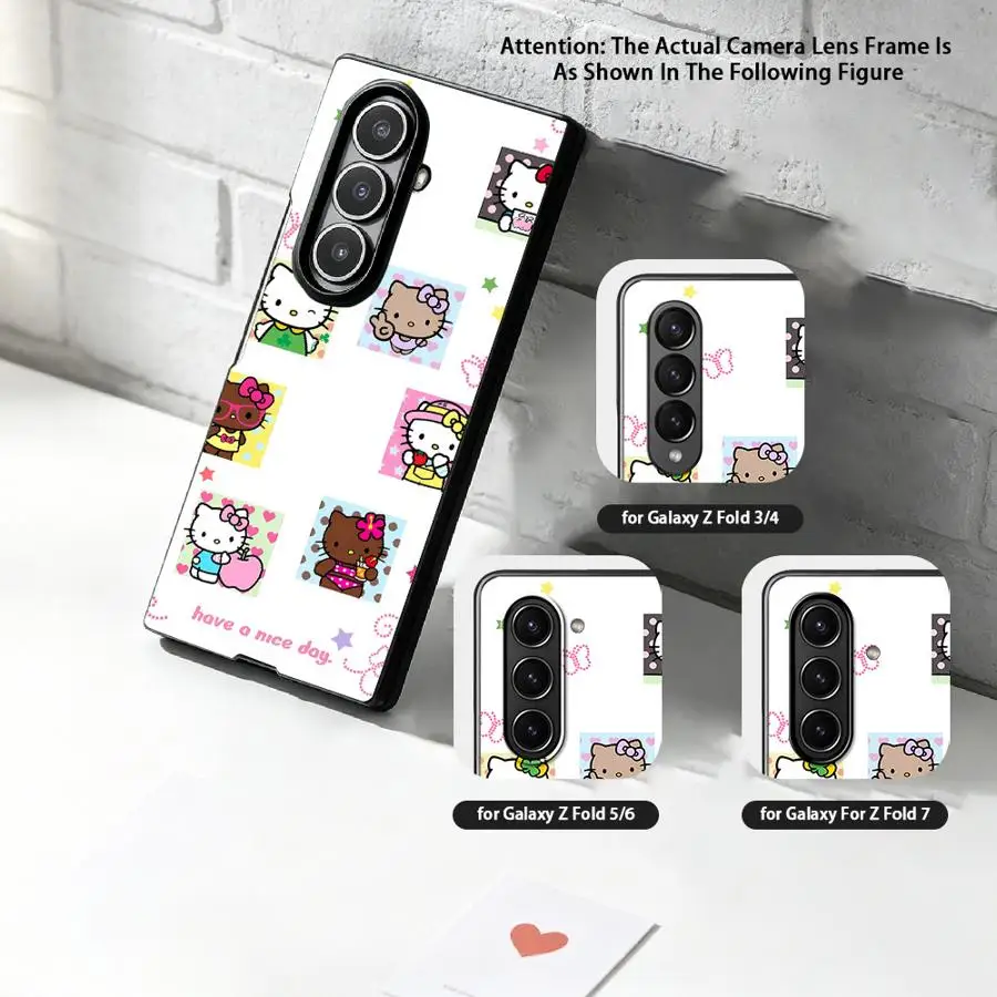 Case for Samsung Galaxy Z Flip 8 Flip4 Flip5 Flip7 FE Z Flip 7 6 5 4 3 Z Fold 8 7 6 5 4 3 Flip3 Flip6 Back Phone Cover Funda