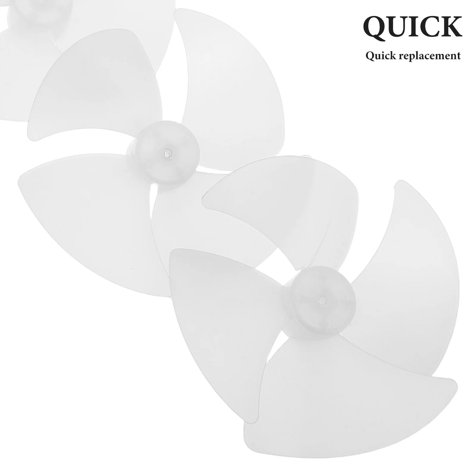 4 قطعة شفرة مروحة المحرك البلاستيكية استبدال شفرة مروحة مكثف الثقيلة لإصلاح أجزاء فرن الميكروويف عملية منخفضة الضوضاء سهلة #6