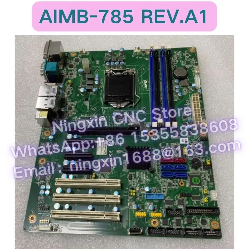 Second-hand AIMB-785 REV.A1 Industrial control computer motherboard Functional test OK Fast delivery