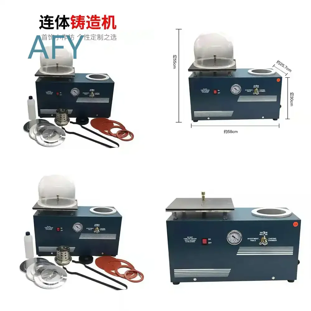 Small Vacuum Casting Machine for Jewelry Plaster Mold Making Equipment Vacuum Suction Casting Machine for Small Scale Foundry