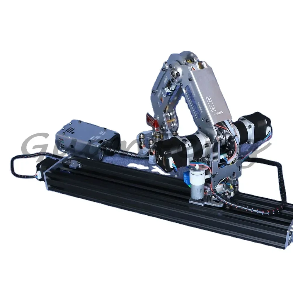 All Metal Industrial Robot Arm Kit | High Performance Unassembled Stepping Slide Model