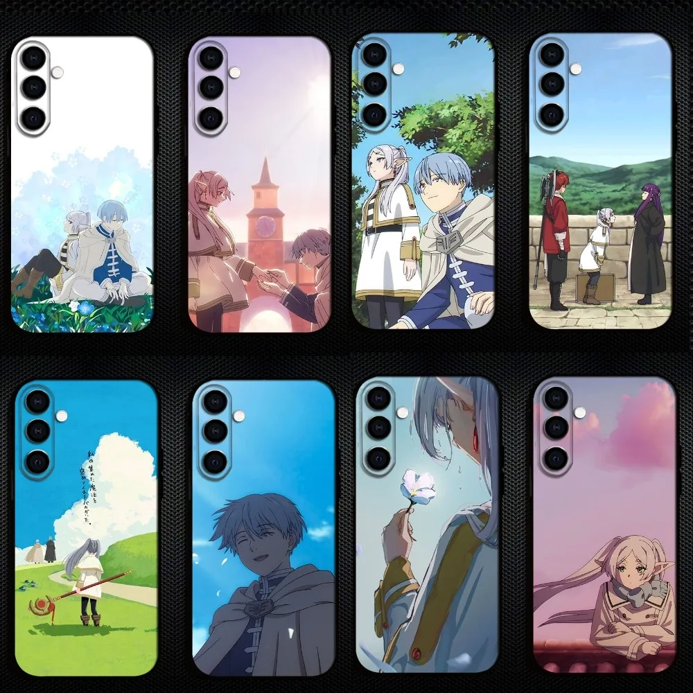 

Frieren Sousou No F-Frieren Phone Case For Samsung Galaxy A73,A72,A71,A70,A53,A52,A51,Others Soft Black Shell