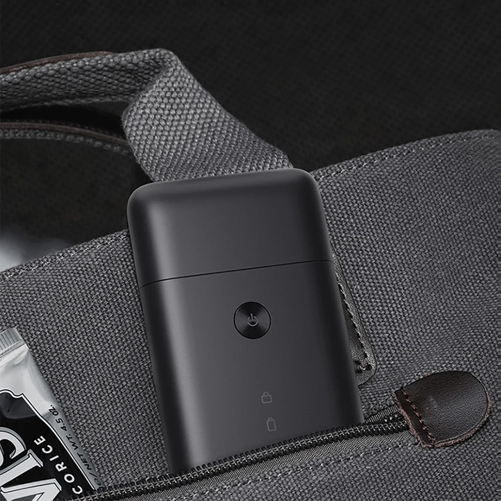 Neuer xiaomi mijia tragbarer Elektro rasierer für Männer mit Doppels ch neider Bartkopf schneider ipx7 wasserdicht wasch bar 30 Tage