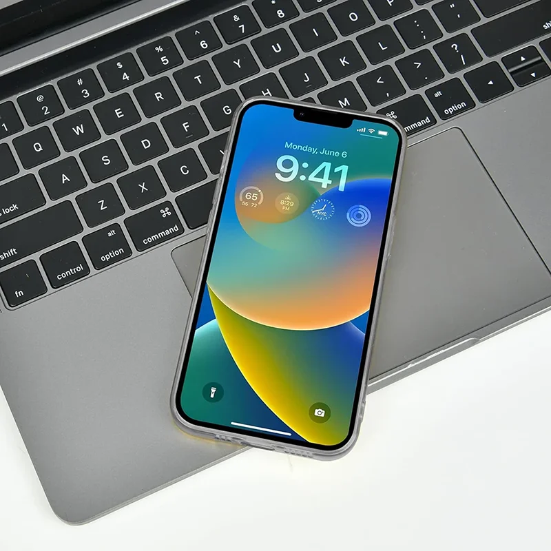 Ultra Thin Luxury Colorful Clear Soft Case For iPhone 15 14 13 12 Mini 11 Pro Max SE 2 3Transparent Silicone Slim Back Cover