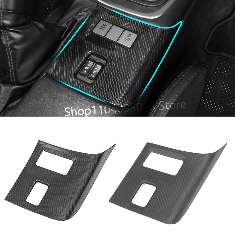

For Subaru BRZ Toyota GR86 2022-2023 Real Carbon Fiber Interior Modified Seat Heating Panel Stickers 86BRZ Accessorie