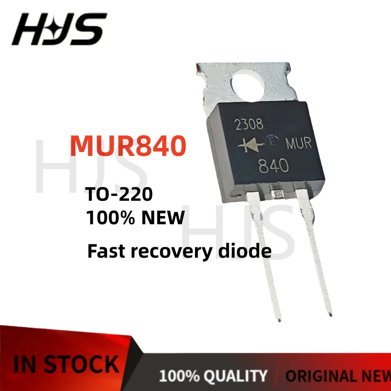 10-20-30Pcs 100% quality MUR840 MUR840G U840 TO-220 Ultrafast Rectifier Diode Brand New In Stock