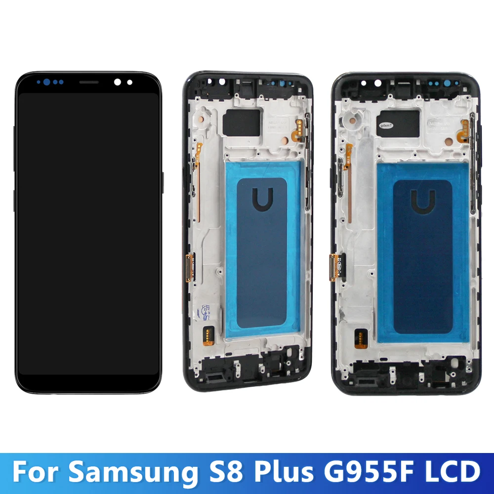 TFT S8 Plus G955F Display Screen Replacement for Samsung Galaxy S8 Plus Lcd Display Digital Touch Screen with Frame Assembly