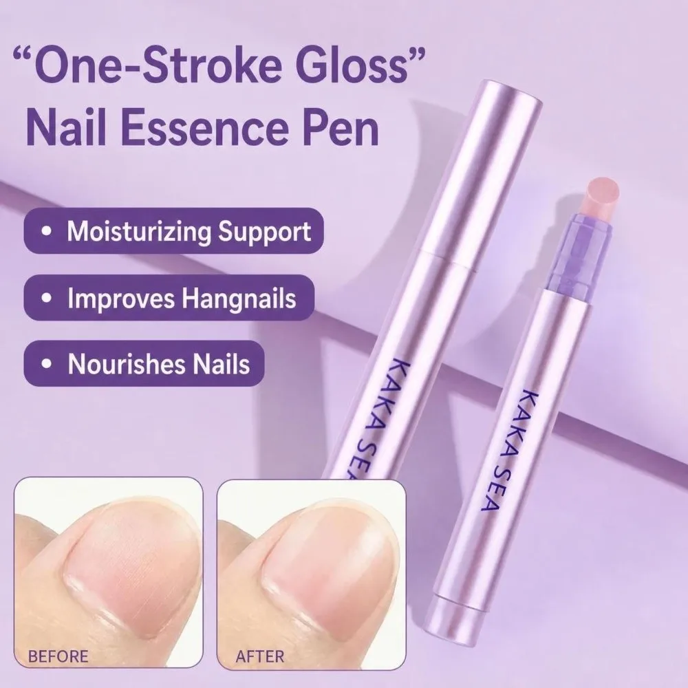 3-in-1 Design Cuticle Oil Pen Nutritional Oil Nourishing Formula Nail Care Pen Brittle Nail Treatment Dead Skin Remover