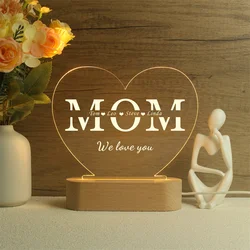 Custom Night Light for Mom,Mom Birthday Gift,Gift for Mother in Law,Gift for MoM