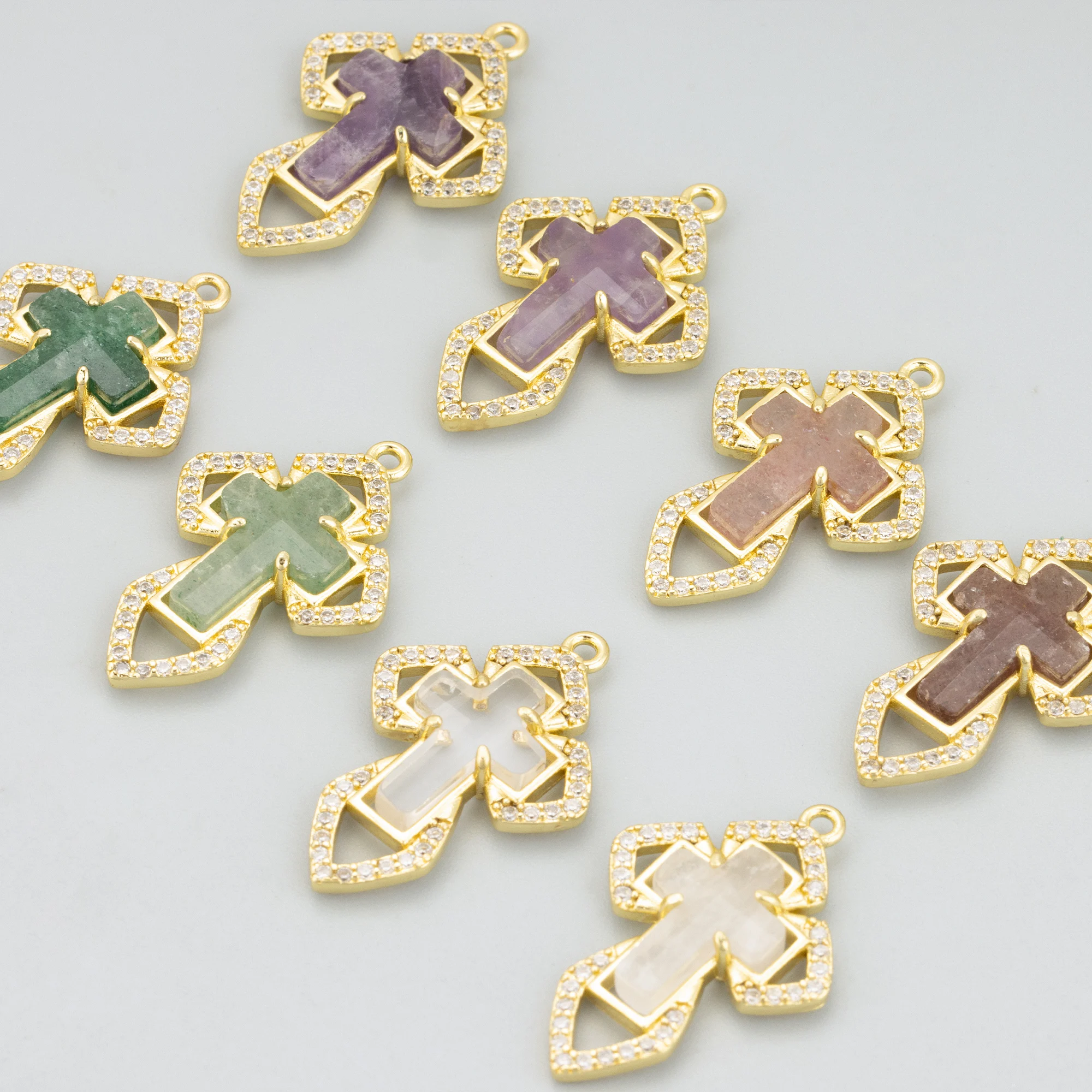 GUFEATHER,1pcs/lot,MH96,jewelry accessories,14k gold plated,copper,natural stone,charms,hand made,jewelry making,diy pendants view 6