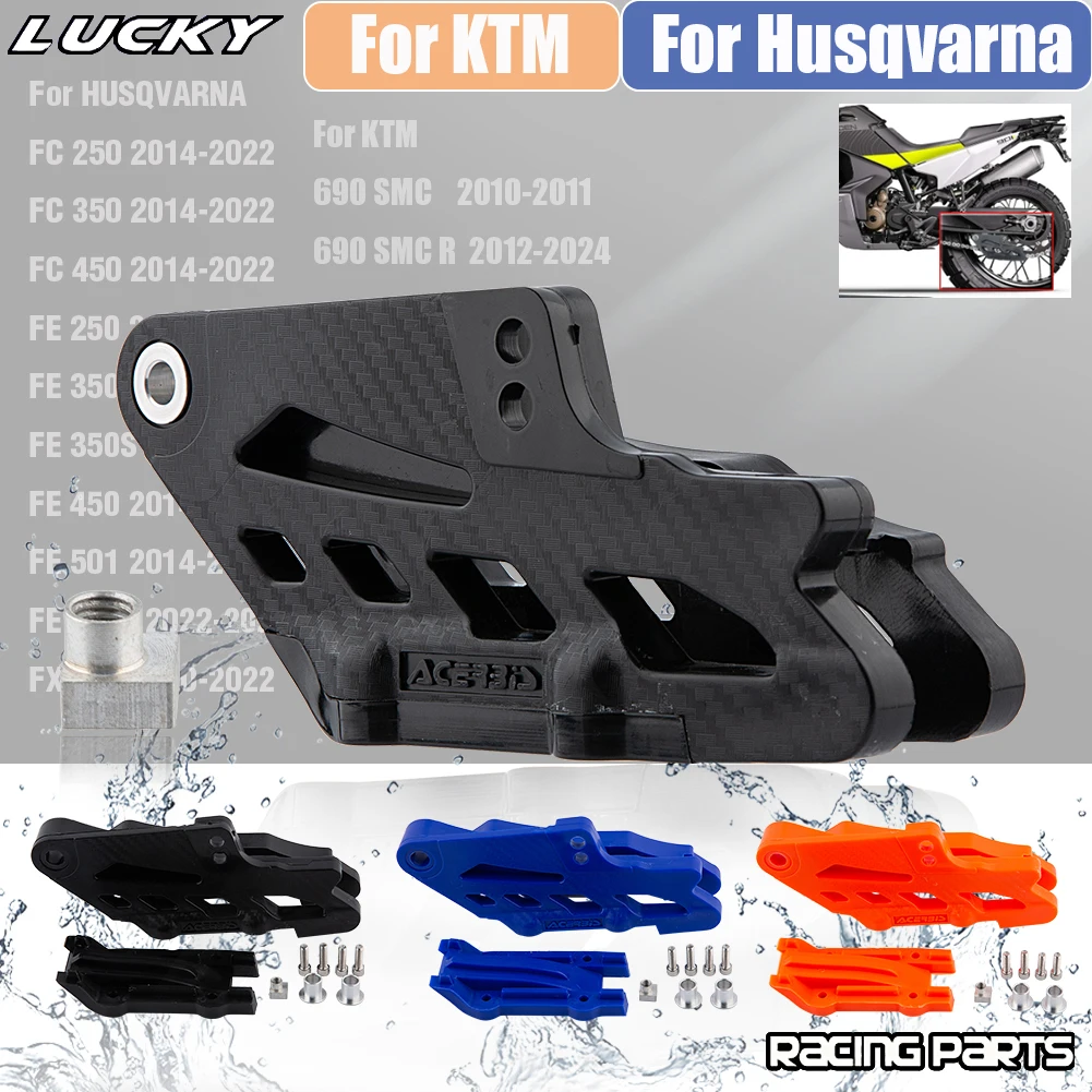 Motorcycle Chain Guide Guard Accessories Protector For Husqvarna 125 250 350 450 501 FC FE 2014-2022 TX FX 300 350 450 2020-2022