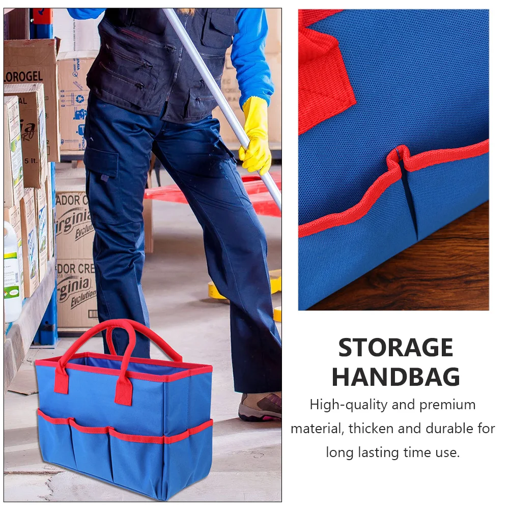 

2Pcs Teaching Bags Storage Material Multi functional Toy Book Garden Tool Pouch Tidy Daily Use Foldable