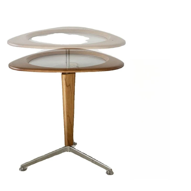 Italian minimalist, modern sofa, living room side table, can be lifted and moved, high-end French style