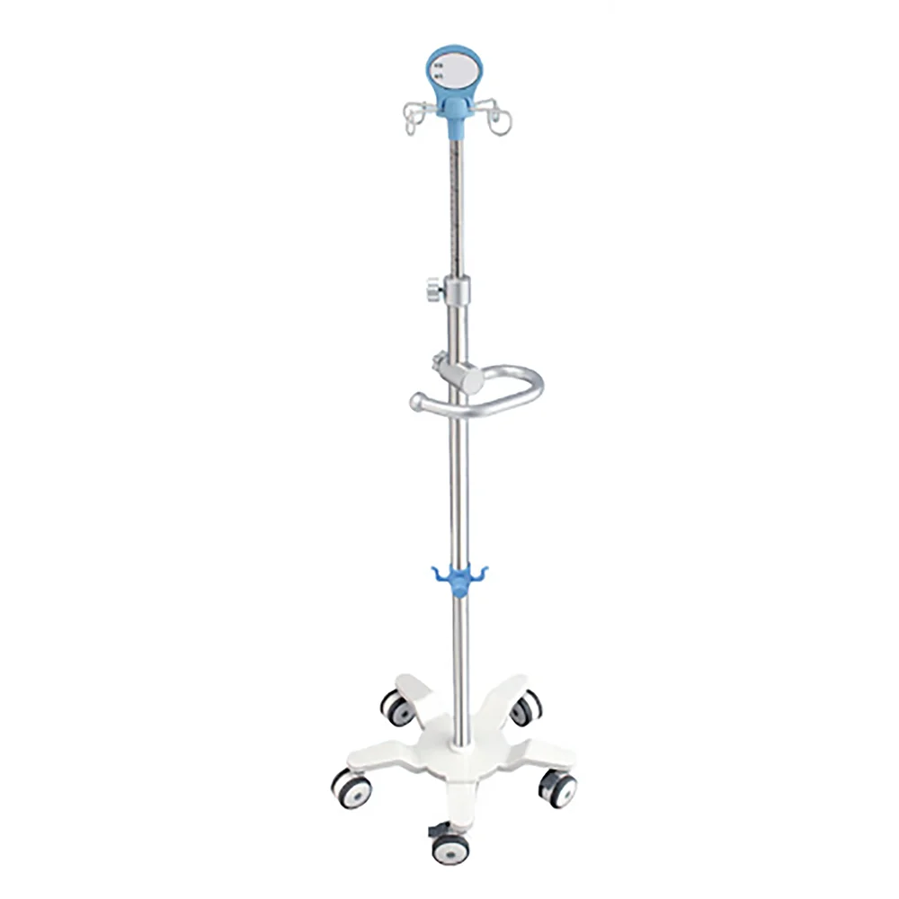 Aço inoxidável Iv Drip Stand, Cama hospitalar médica, Teto Montado Iv Pole